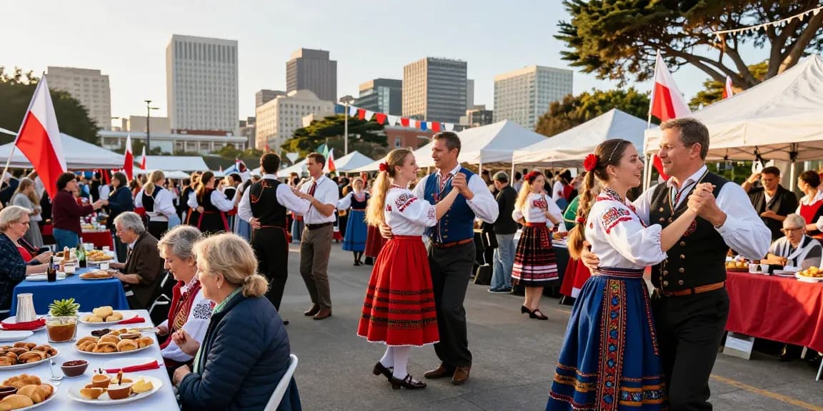 Celebrating Polish heritage in San Francisco at https://www.sfpol.com/ community event, showcasing culture and unity.