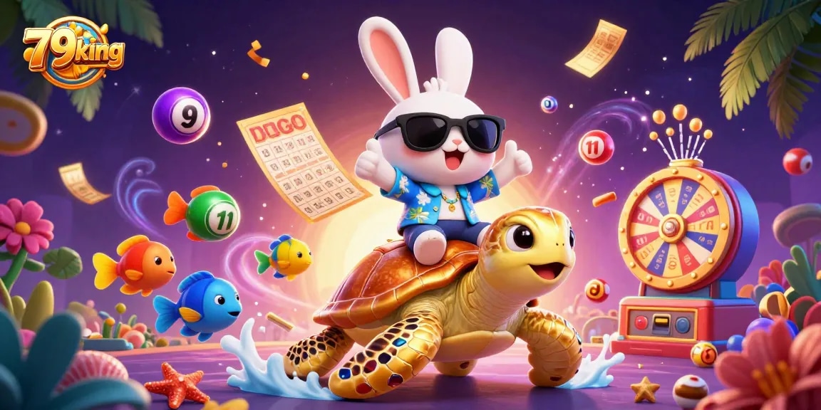 Engage with the 79king vibrant lottery scene showcasing dynamic characters and exciting gambling elements.