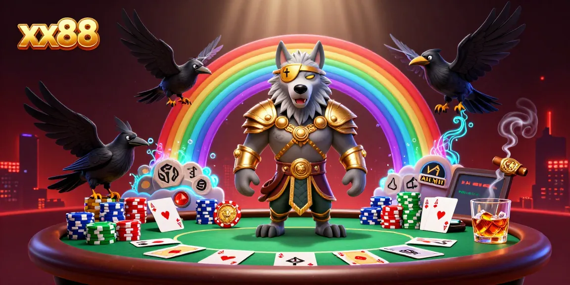 Spin and win big at xx88 with vibrant casino-themed characters and rich game elements.