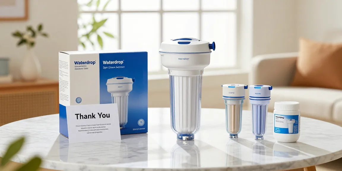 Waterdrop Spin Down Sediment Filter showcased for online shopping, best deals in e-commerce, and product review.