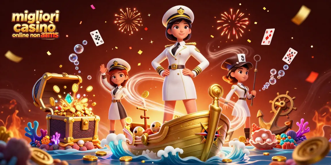 Gioca alle slot e vinci nei migliori casinò online non AAMS con elementi di casinò 3D vivaci.