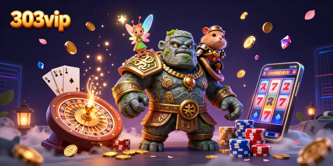 Experience the excitement of 303vip with a fantastical casino adventure featuring magical creatures and dynamic gaming elements.