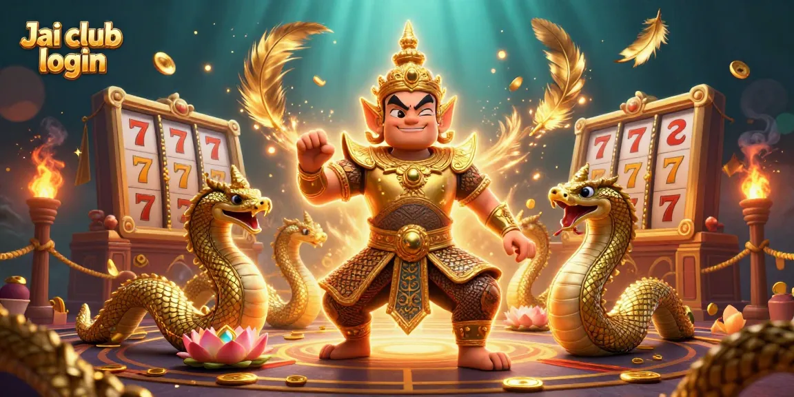 Engage in thrilling gameplay on Jai club login with the vibrant Asian-themed casino, showcasing guardians and treasures.