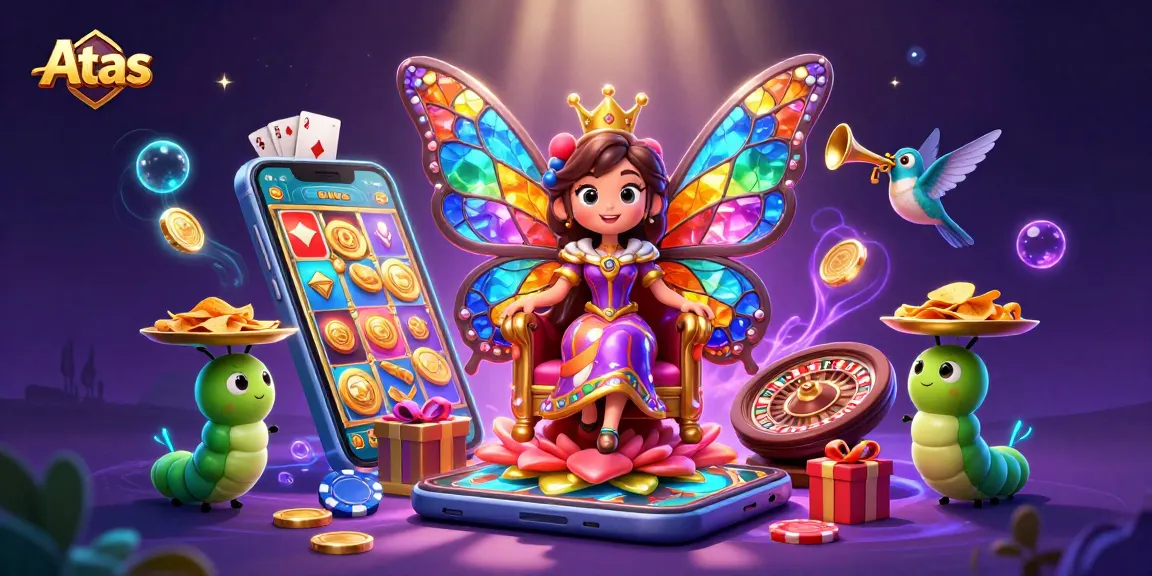 Engage in thrilling gameplay at Atas with stunning illustrations of casino excitement and rich rewards.