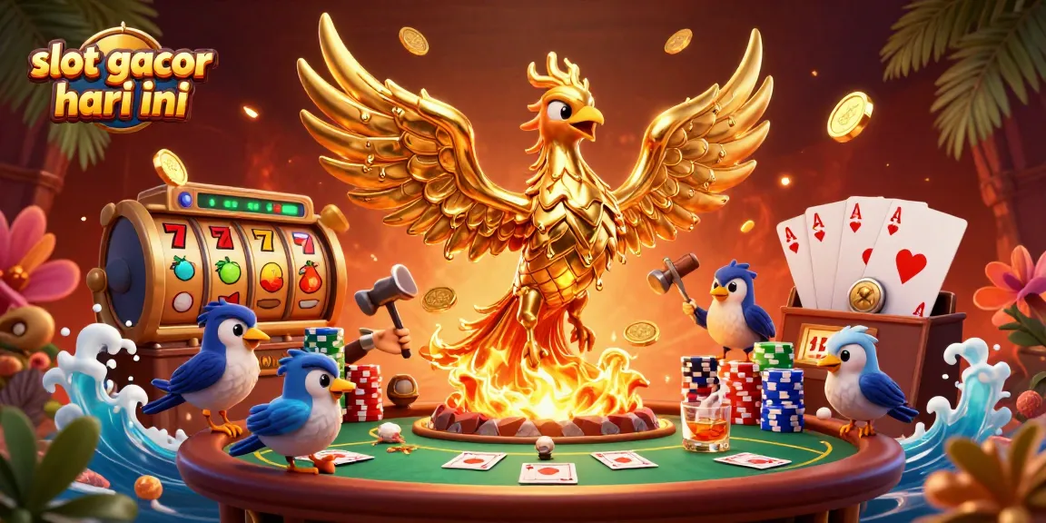 Menangkan jackpot di slot gacor hari ini dengan phoenix emas dan elemen kasino menarik.