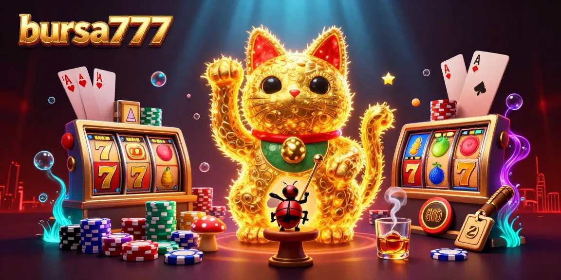 Bermain slot di bursa777 dengan visual menarik dari karakter kucing keberuntungan yang mengagumkan.