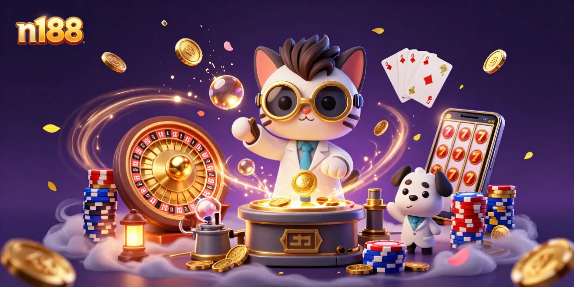 Spin the roulette and win at n188 with vibrant 3D gaming elements and exciting action!