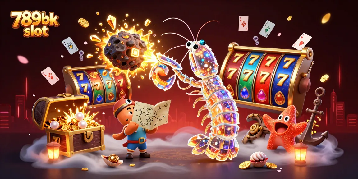 เกมสล็อต 789bk slot แสดงการต่อสู้ของสัตว์ทะเลในธีมคาสิโน