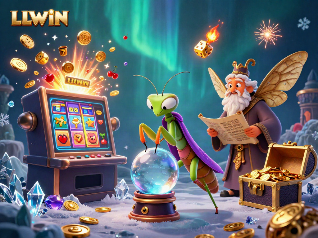 LLWIN offers thrilling casino experiences with vibrant characters and dynamic gaming symbols.