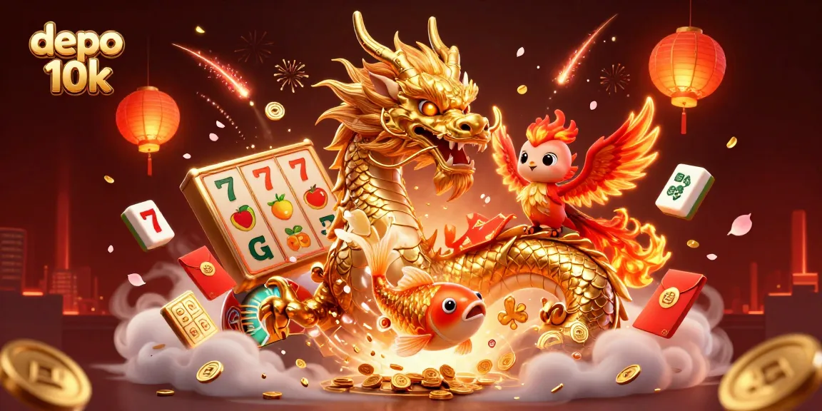 Experience the excitement of depo 10k slots with vibrant 3D characters and dynamic gaming elements.