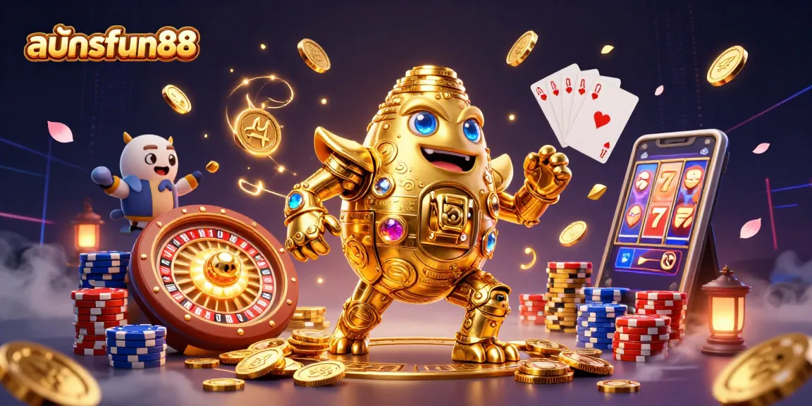 สมัครfun88 พบกับเกมสล็อตและคาสิโนที่น่าสนใจในภาพกราฟฟิกสุดพิเศษ
