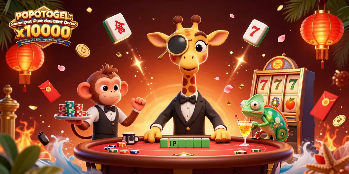 Experience the thrill of POPOTOGEL: Semangat Pusat Akun Slot Demo Gacor x10000 Mahjong | PG Soft | Pragmatik Play Hari Ini with vibrant gaming elements.