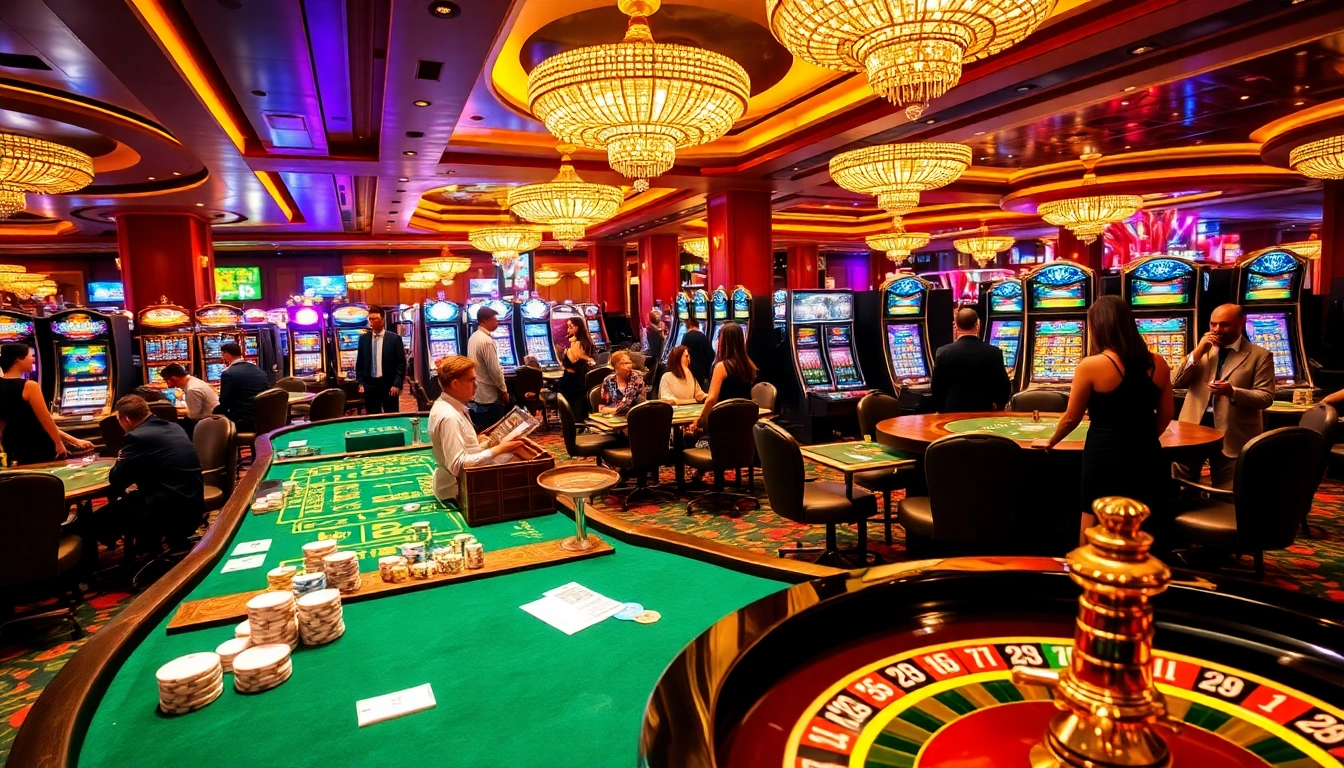 Engaged players at casino tables, showcasing a vibrant atmosphere with a migration agent melbourne present.