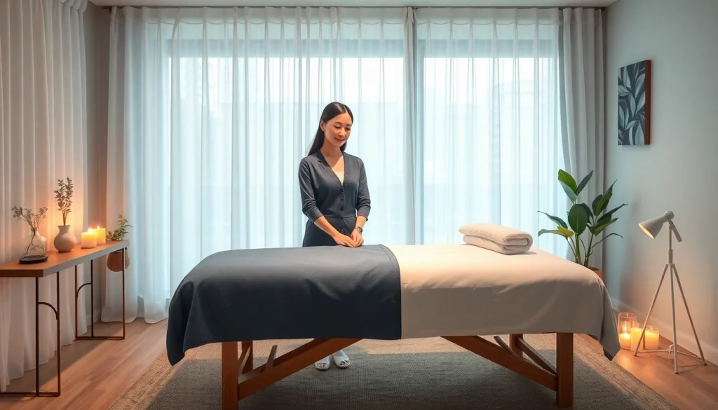 전문 치료사가 함께하는 가정 내 차분한 마사지 환경에서 오산출장마사지 서비스를 만끽해 보세요.